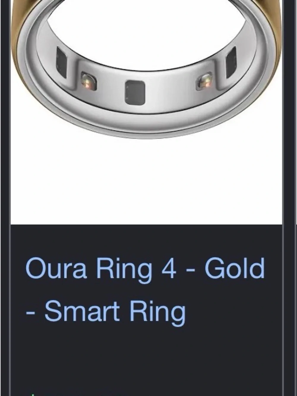 Oura Gold Tone (Gen 4) Size 9